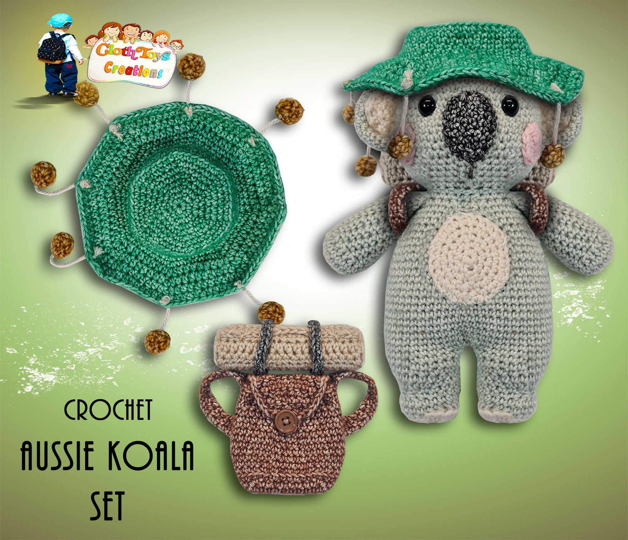 Handmade Crochet: Aussie the Koala Handmade Crochet: Aussie the Koala