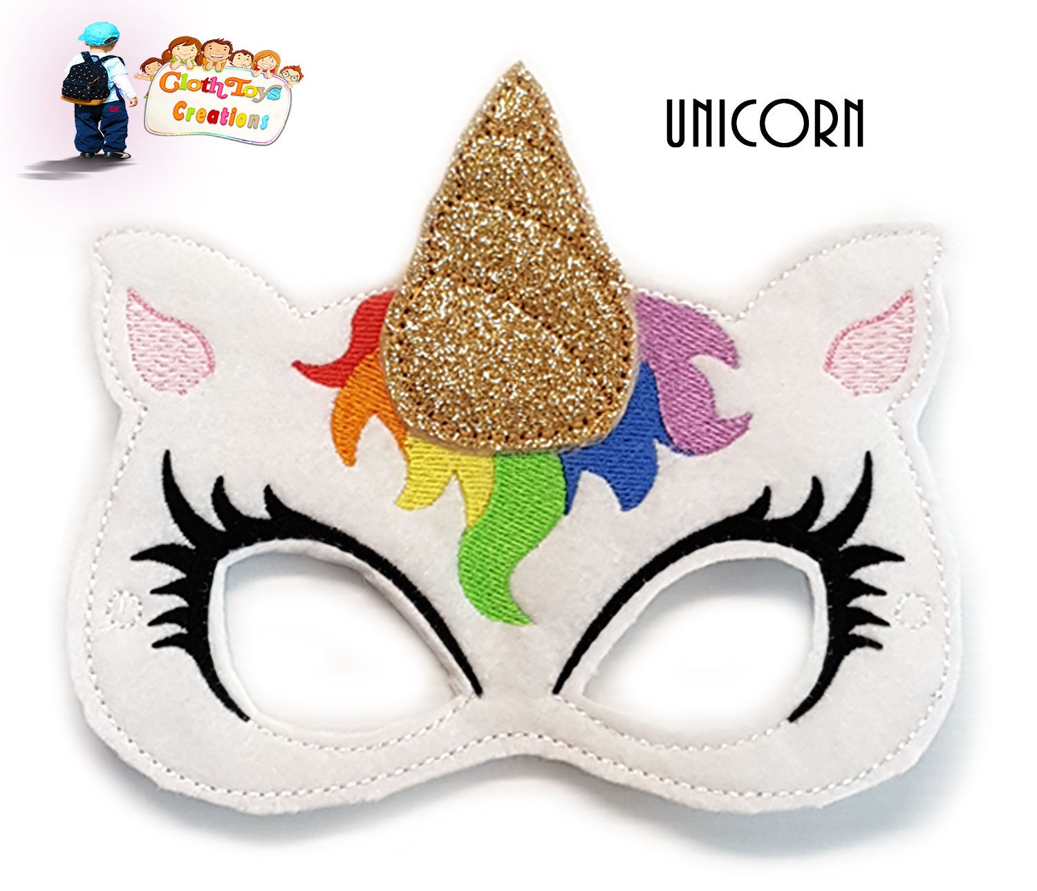 Máscara de unicornio para carnaval - El Blog de Soyde