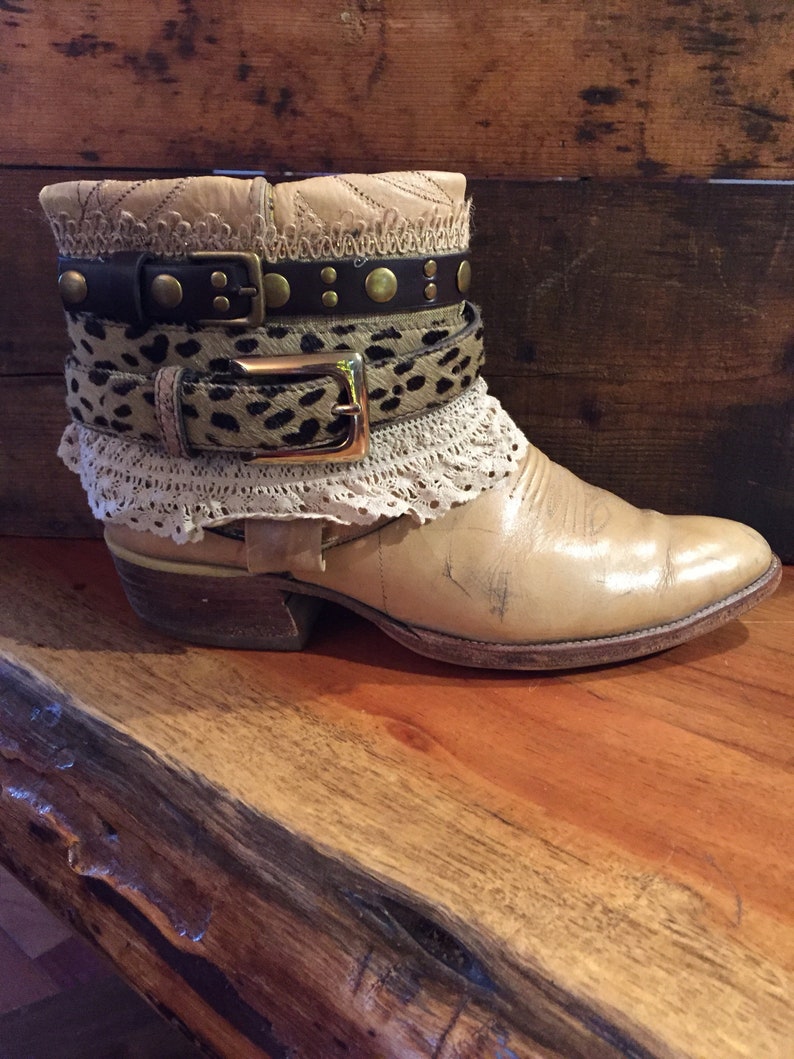 Upcycled western cowboy boots womens size 11 1/2 | Etsy