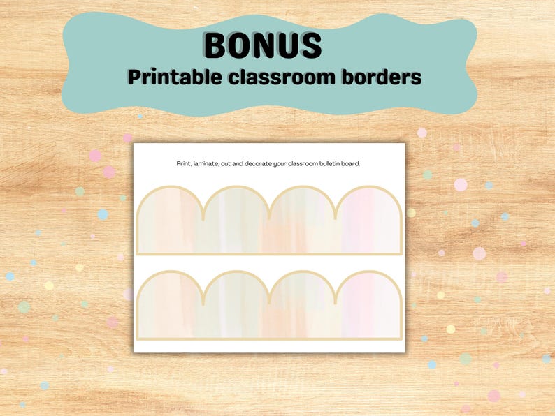 Preschool Classroom Printable Bundle: Alphabet, Numbers, Editable ...