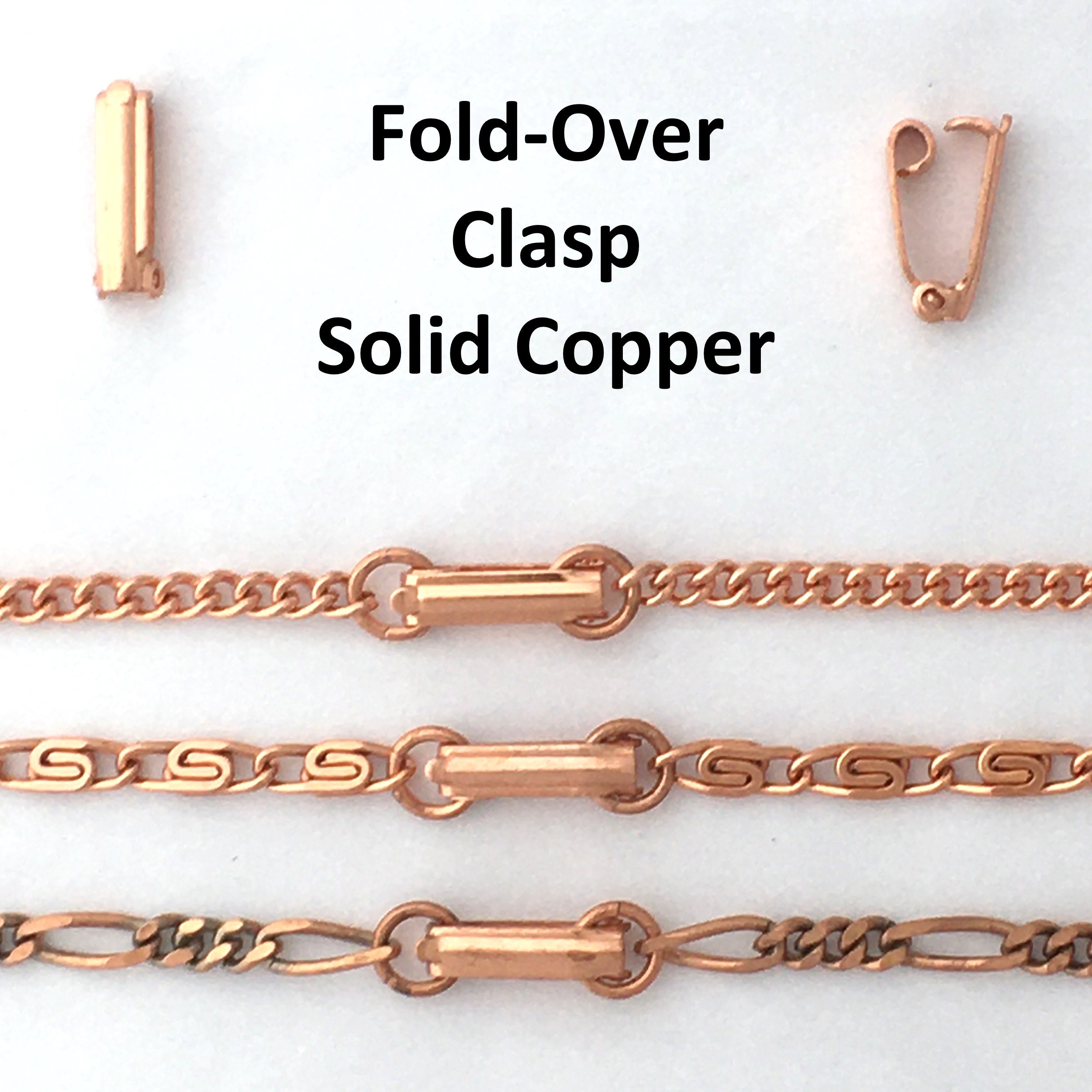 Solid Copper Necklace Chain Copper Bead Chain Necklace NC24 Fine