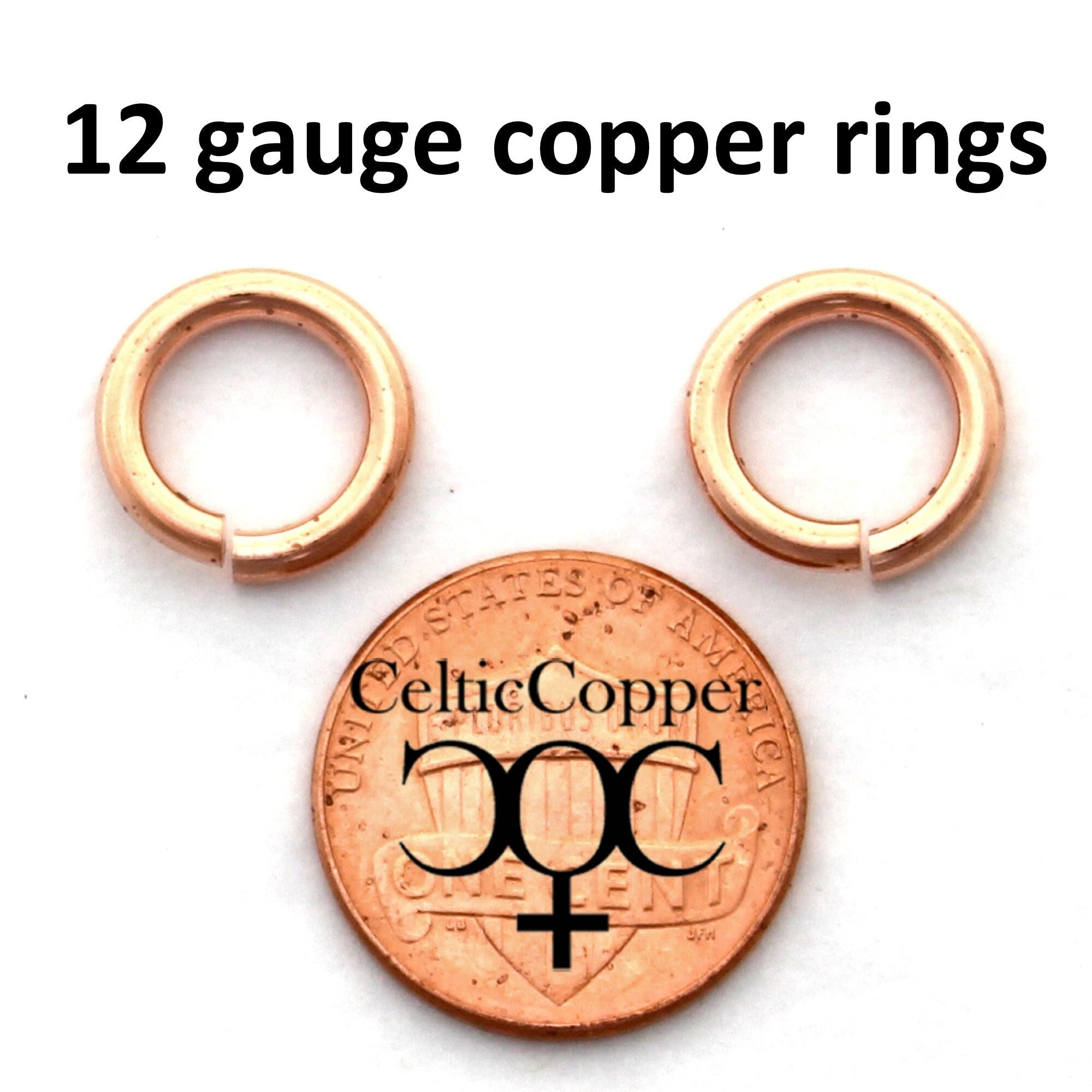 Copper Oval Open Jump Rings - Santa Fe Jewelers Supply : Santa Fe