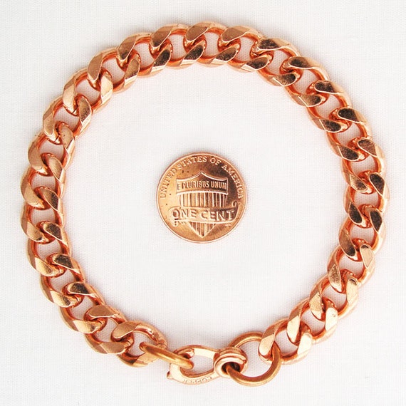 Solid Copper Bracelet Custom Sizing Handmade with Positive Energy