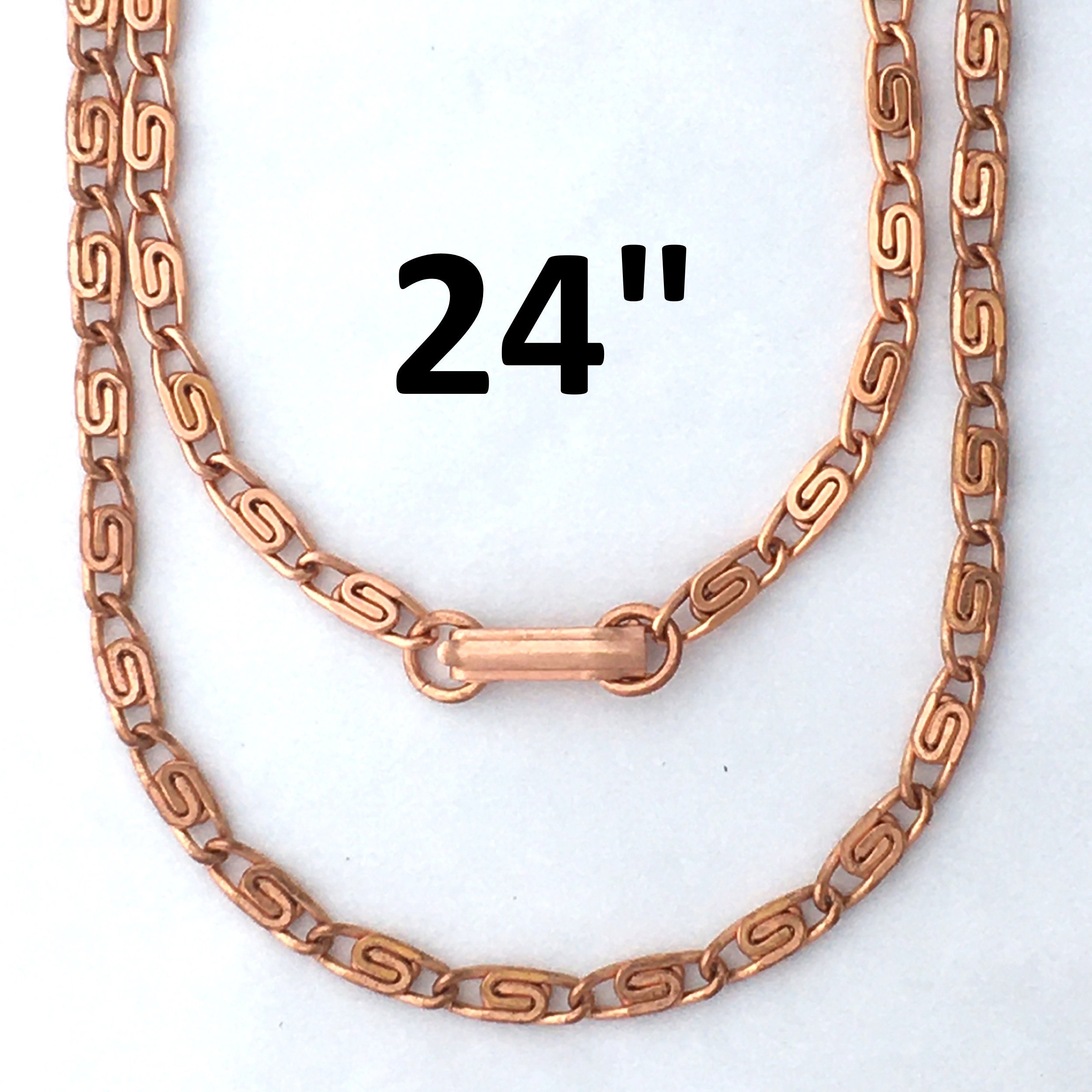 Solid copper necklace deals