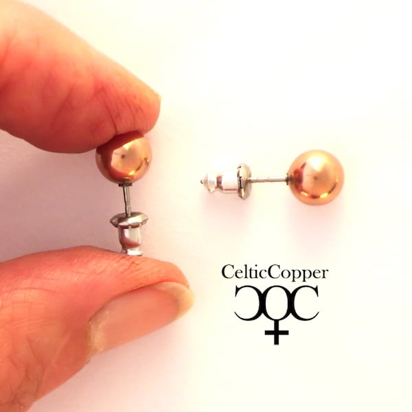 Copper Earrings Etsy