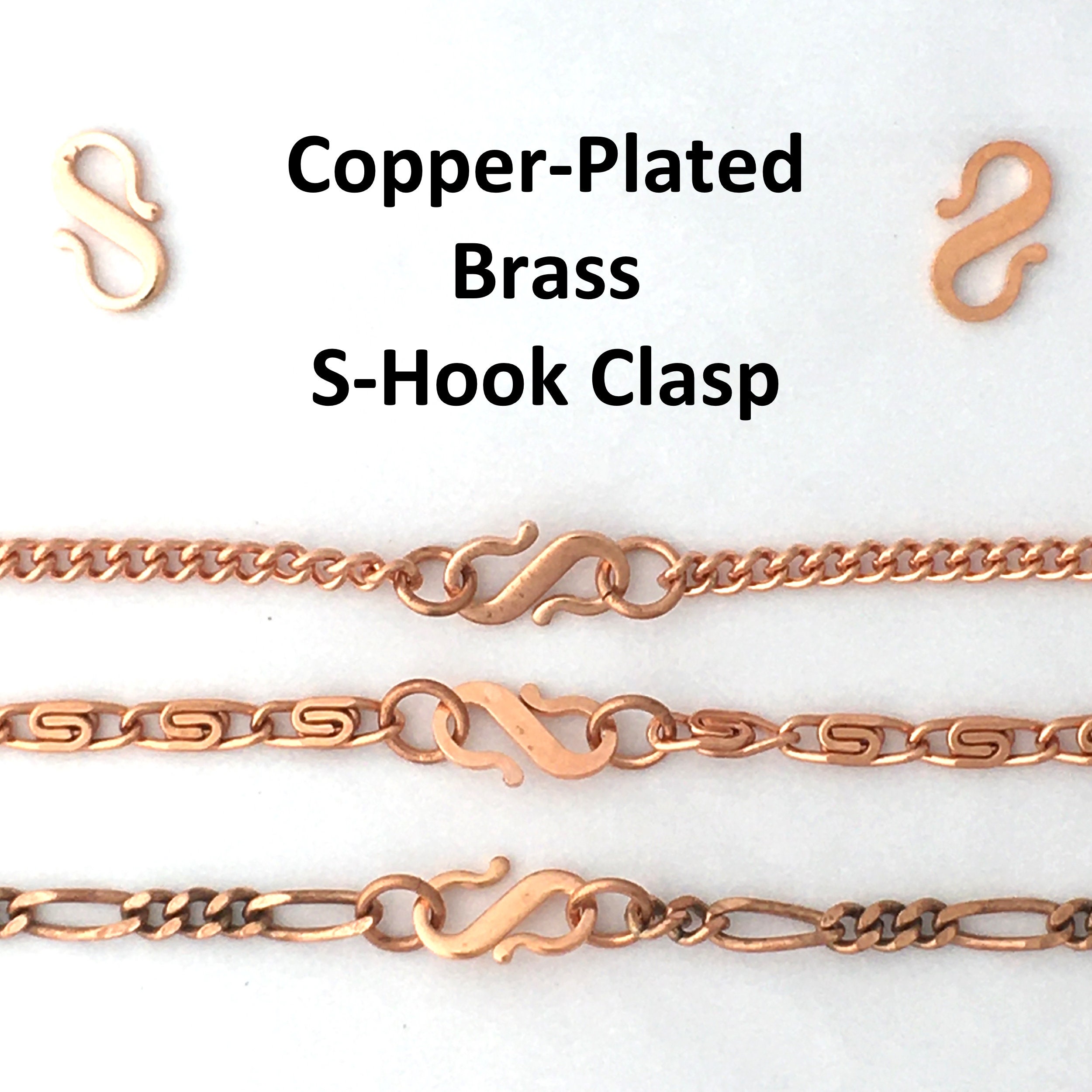 Solid Copper Necklace Chain Copper Bead Chain Necklace NC24 Fine