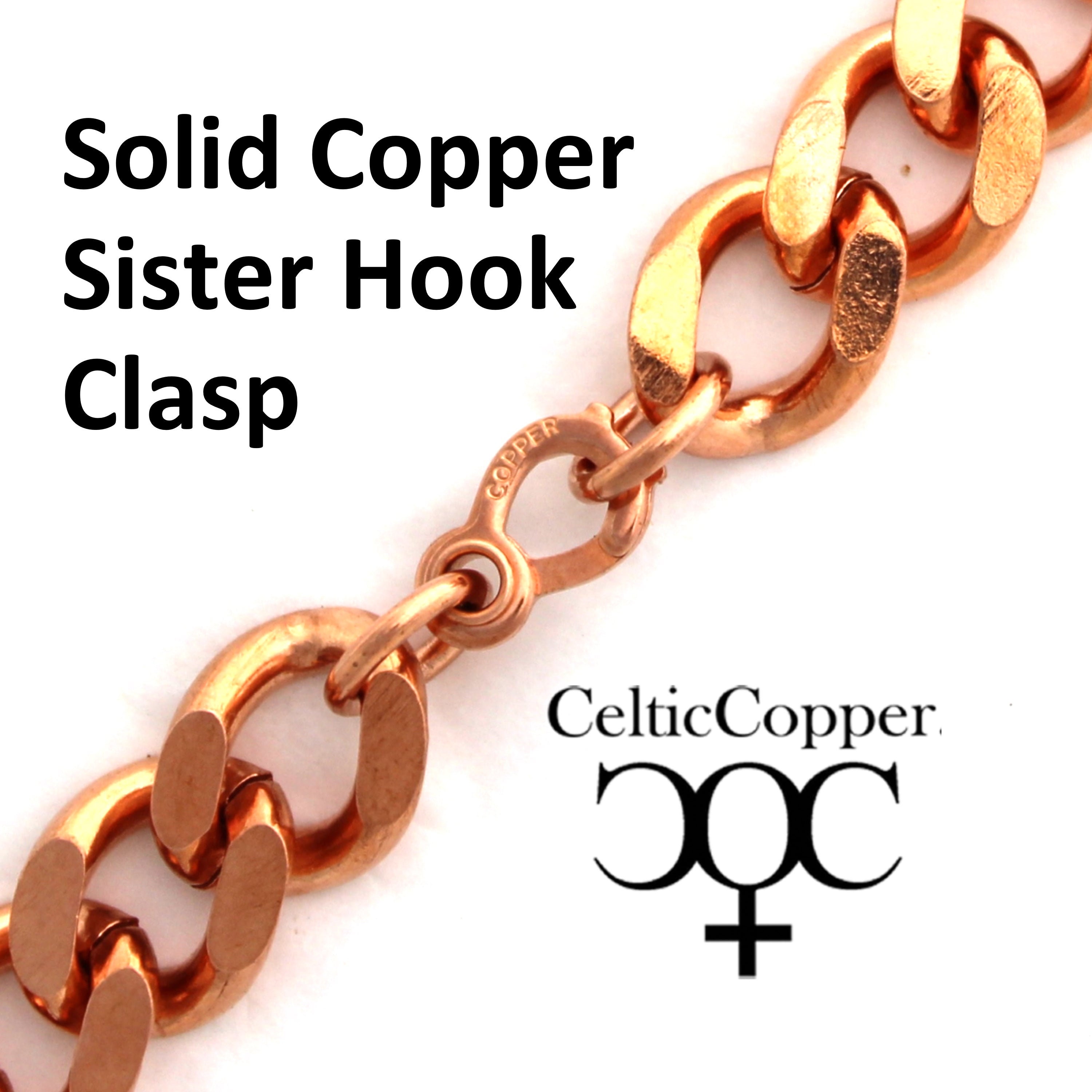 Men's Super Chunky 16mm Copper Cuban Curb Chain Set SET162 Solid