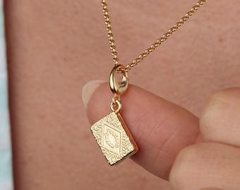 Förgyllt sterlingsilverhalsband med vaniljsåskräm och kex