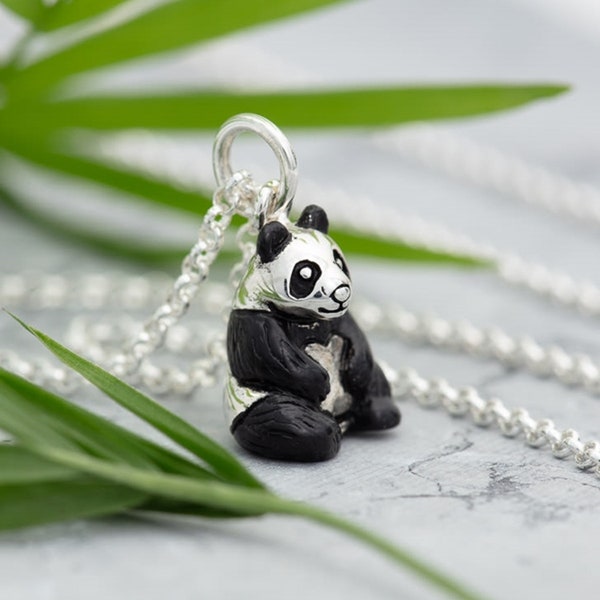 Panda Necklace - Etsy