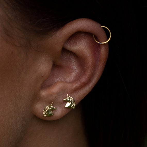 Unicorn sterling silver earrings deals