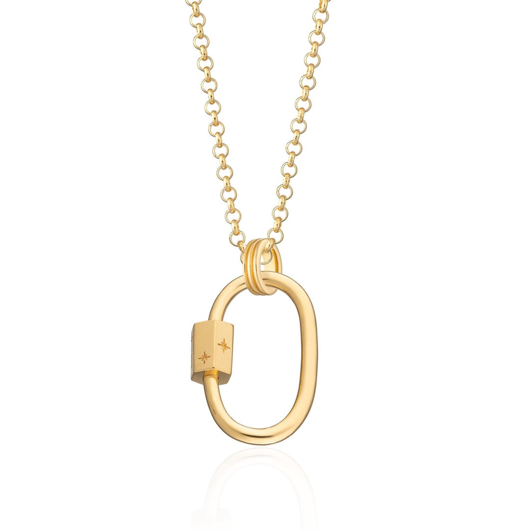 Large Red Oval Detachable Charm main image 1