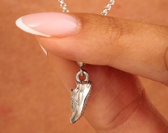 Sterling Silver Running Shoe Charm Necklace – Runners Gift