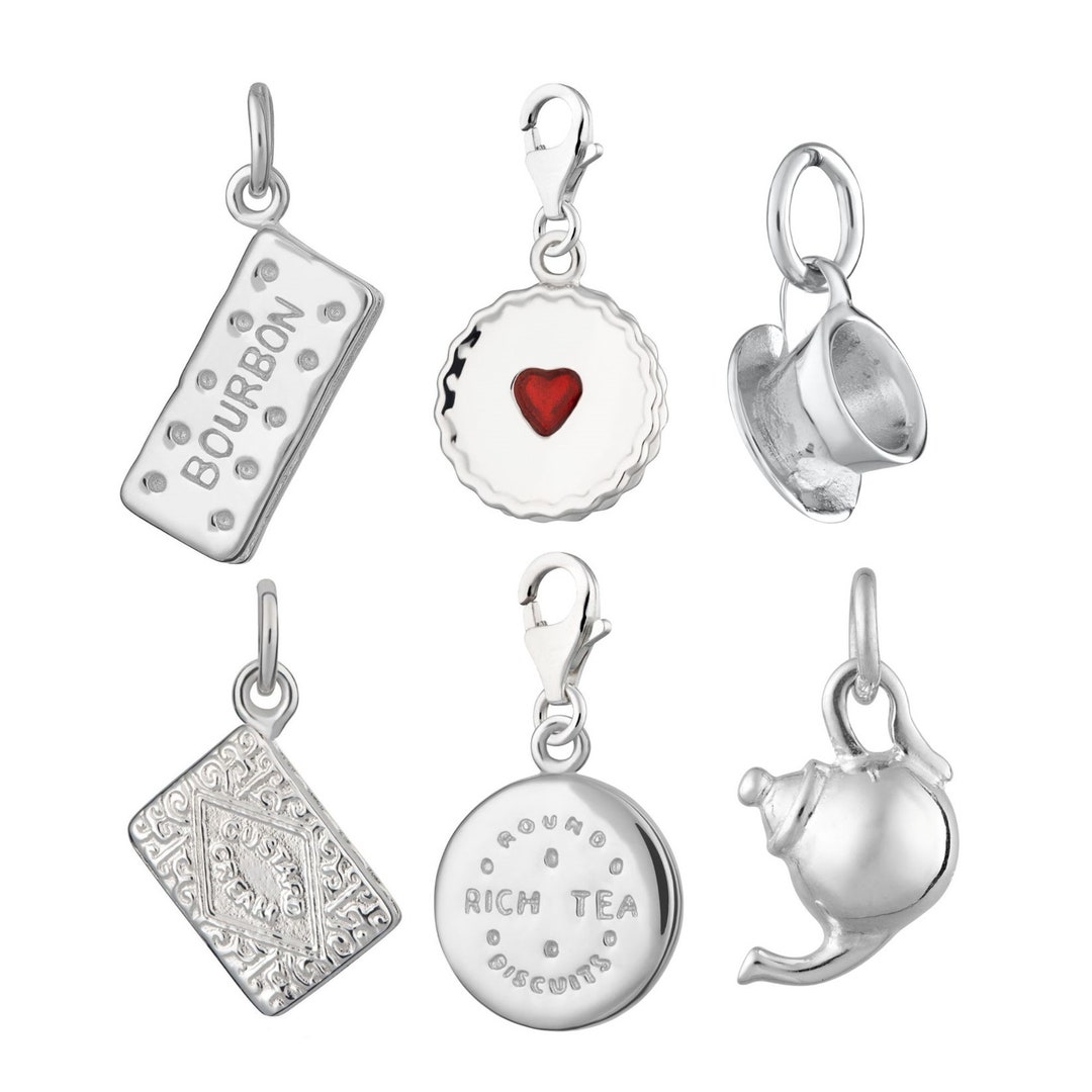 Selection of Sterling Silver Teatime Charms. Tea Cup Teapot - Etsy