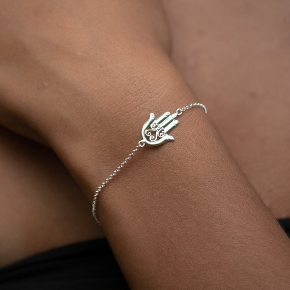Buy Online Hamsa Hand Charm Black Onyx Beads Bracelet | jewellery for men |  menjewell.com