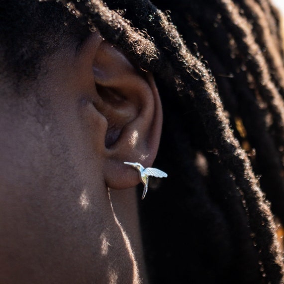 Hummingbird cheap earrings studs