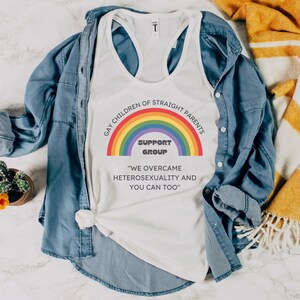 Gay Children of Straight Parents Women&#39;s Ideal Racerback Tank | Rainbow Celebrate Pride