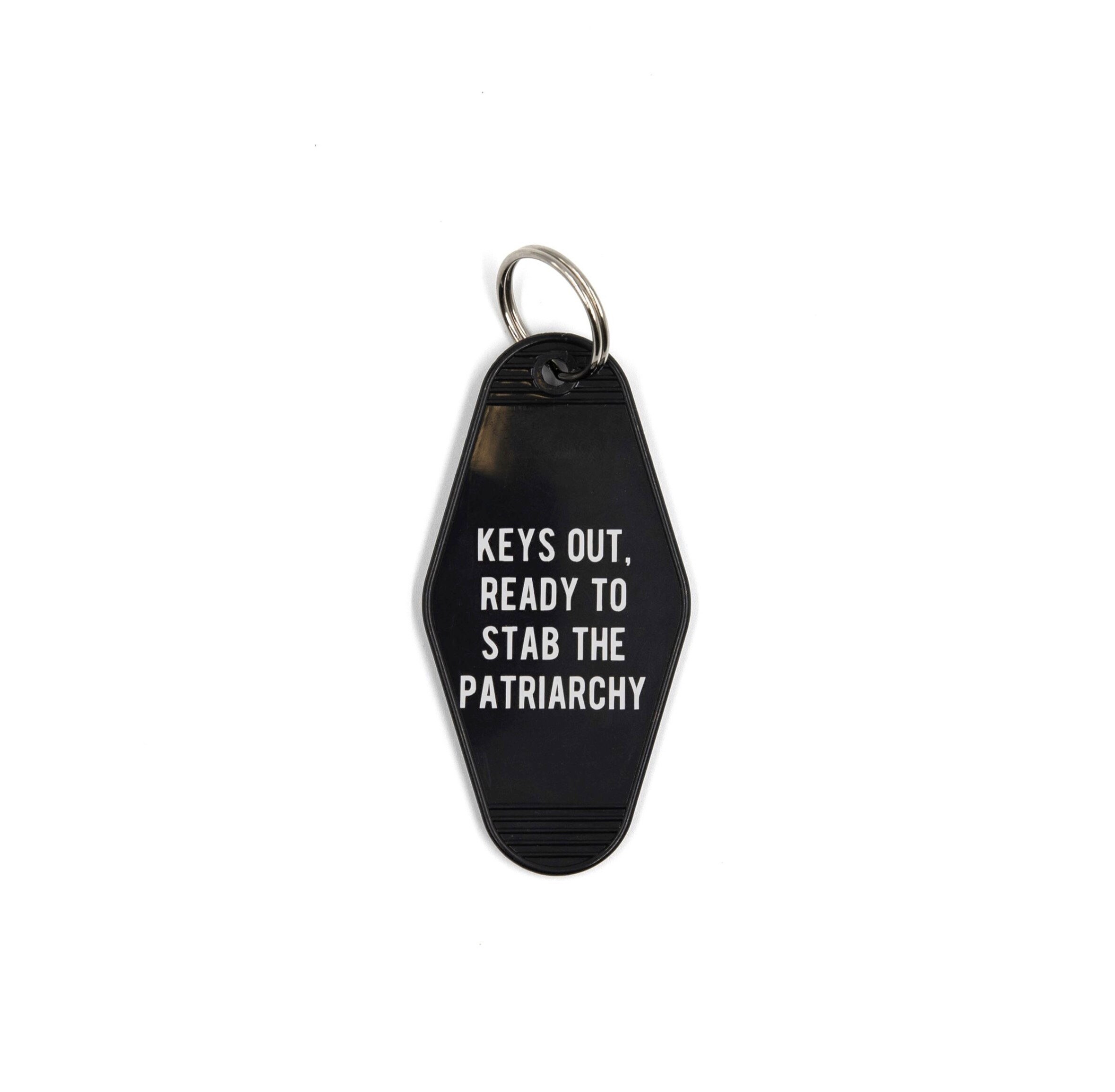 Feminist Gift Smash The Patriarchy Keychain Women/'s Rights Gift Lady Boss Jewelry