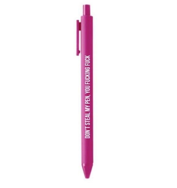 Sweary Fuck Pens Cussing Pen Gift Set - 5 Multicolored Gel Pens Rife w – The  Bullish Store