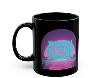 Born in the 1900s Black Mug | Millennial