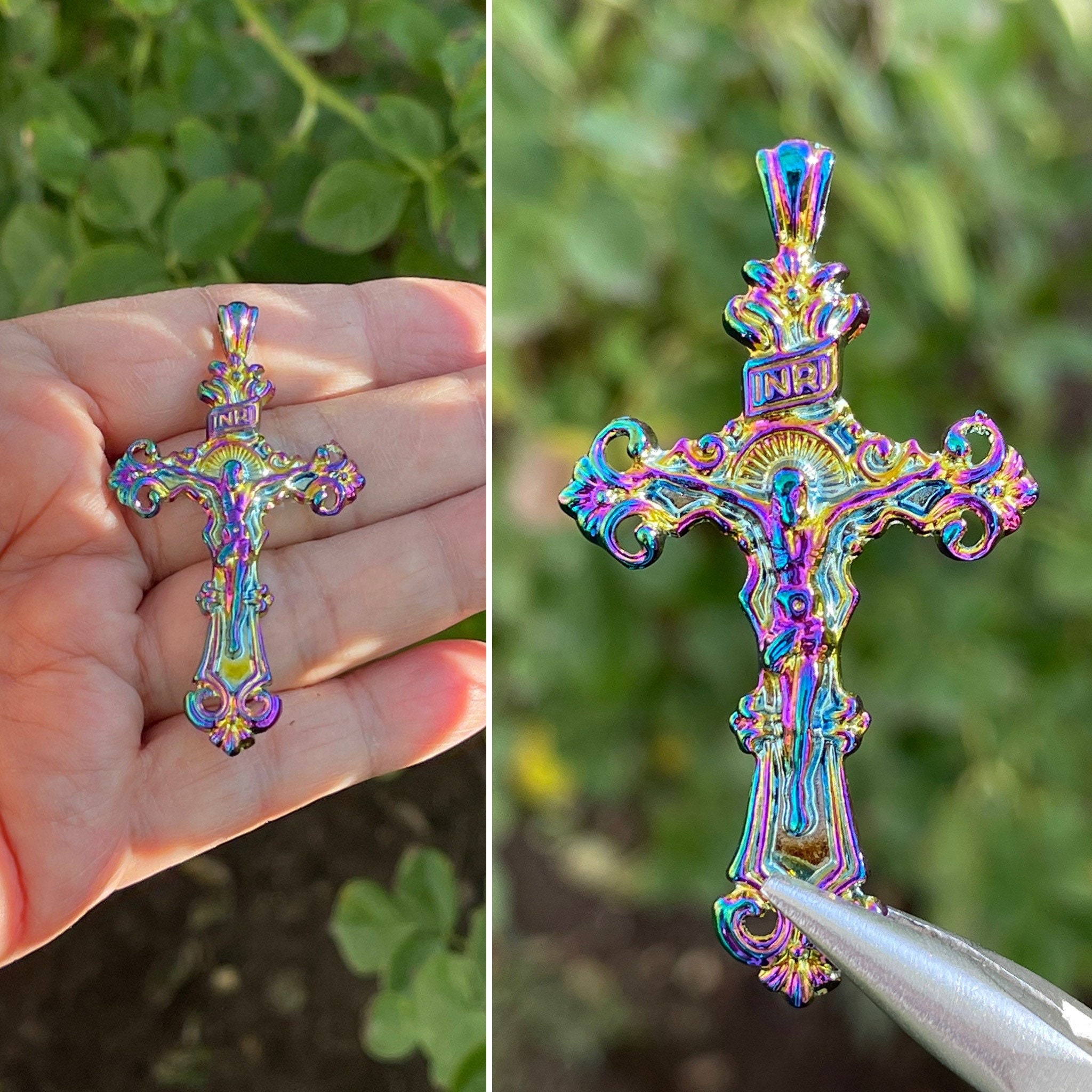 Titanium Crucifix Etsy Singapore