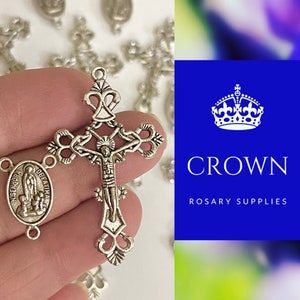 2 PC Rosary Set Our Lady of Fatima Centerpiece