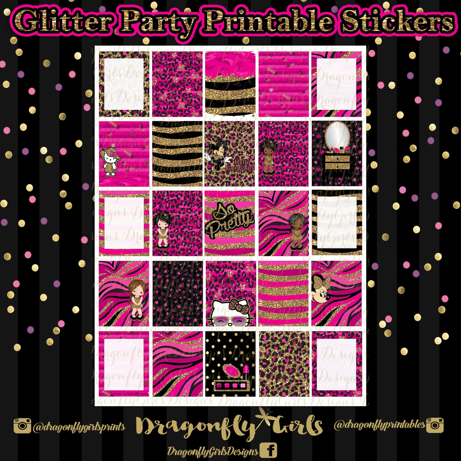 BUNDLE SALE All 20 Printable Planner Stickers Sheets 25 - Etsy