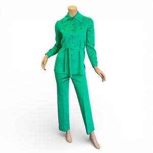 Kelly Green Womens Pants Suit - Etsy