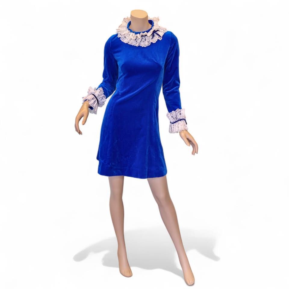 blue gogo dress Button Path Nomad Dress main image 1