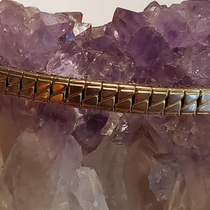 Speidel Vintage Twist-O- Flex Fancy Women&#39;s Goldtone Watchband