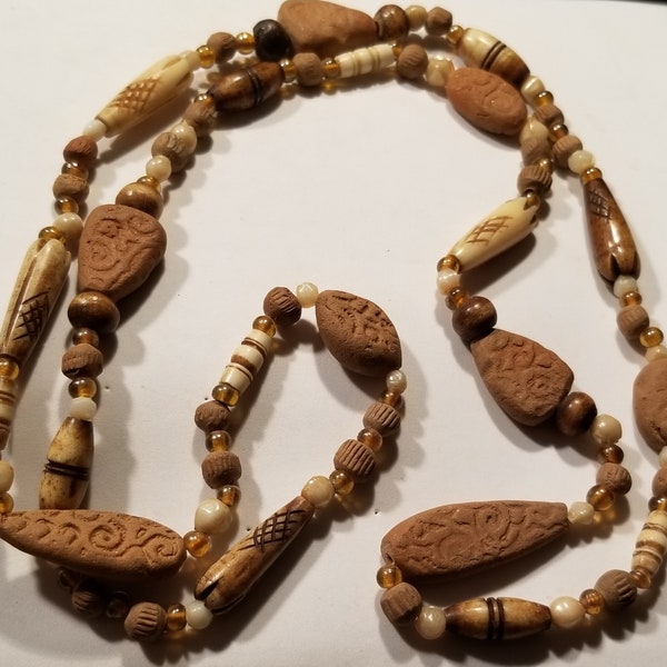 The Terracotta Bead Necklace Terracotta main image 1