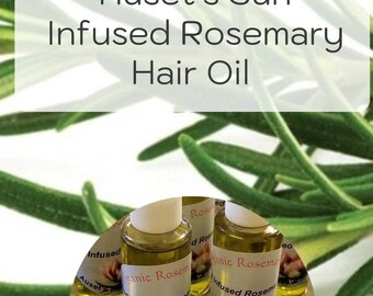 Auset&#39;s Organic Sun Infused Hair Rosemary Oil 2 oz