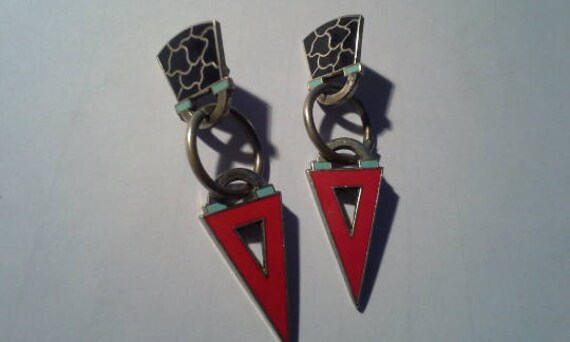 Adrian Olabuenaga Cloisonne Earrings