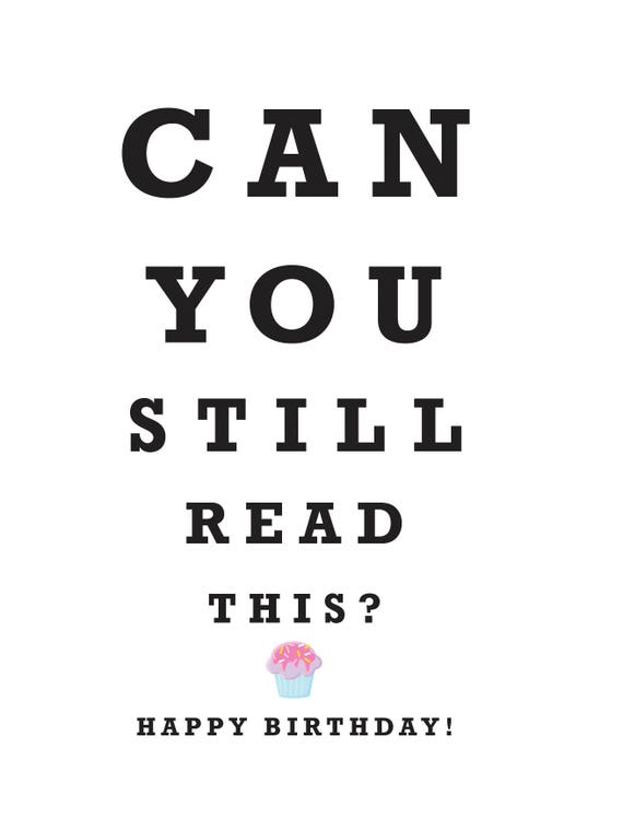 Funny Eye Chart