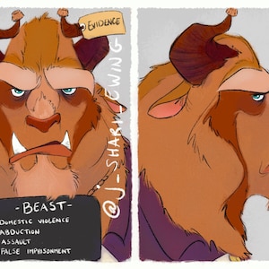 Villain Mugshots - Beast