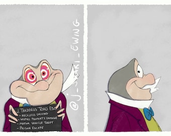 VIllain Mugshots - J. Thaddeus Toad Esq.