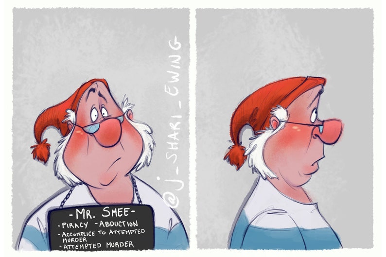 Villain Mugshots Mr. Smee image 1