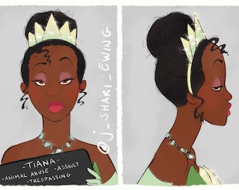 Princess Mugshots - Tiana