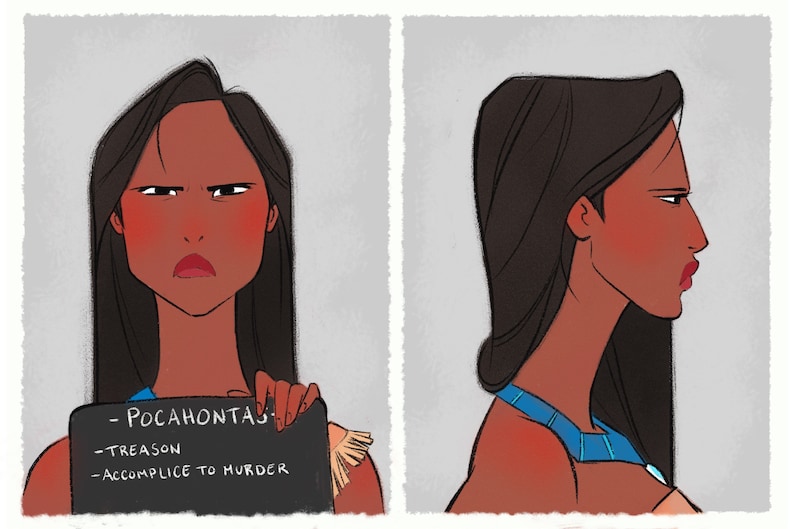 Princess Mugshots Pocahontas image 0