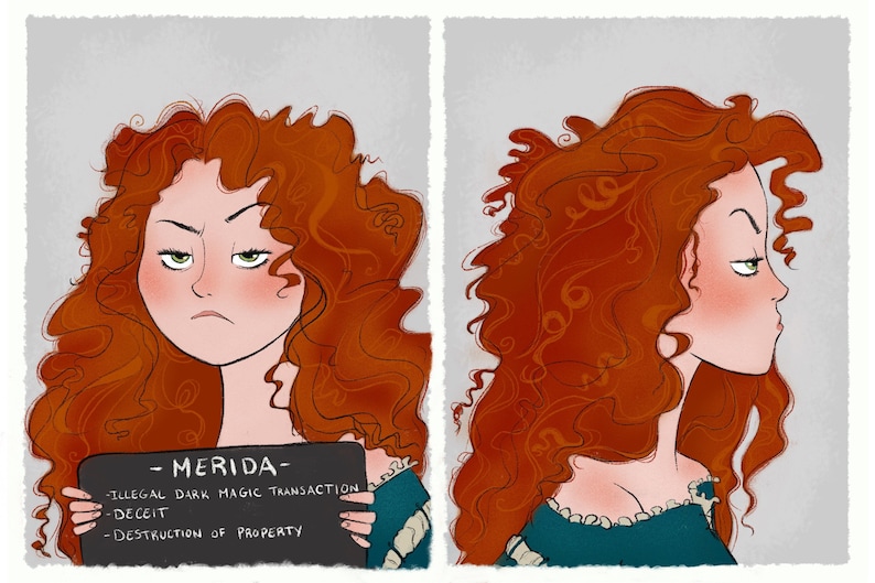 Princess Mugshots Merida image 0