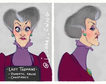 Villain Mugshots - Lady Tremaine