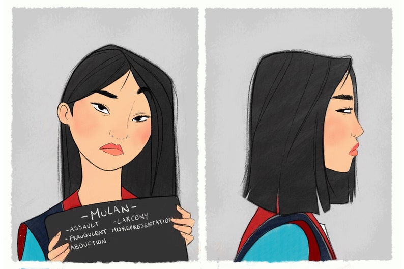 Princess Mugshots Mulan image 0