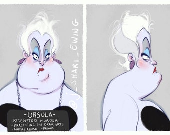 Villain Mugshots - Ursula
