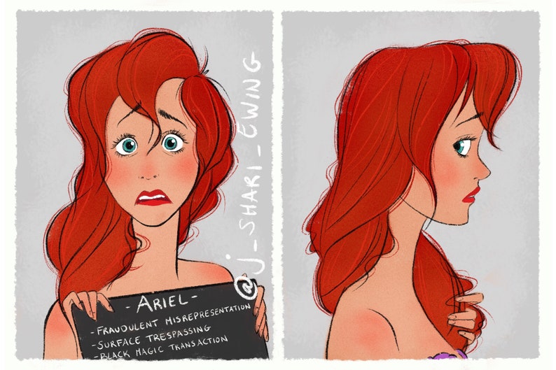 Princess Mugshots Ariel image 1