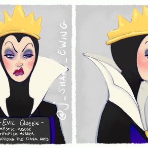 Villain Mugshots - Evil Queen