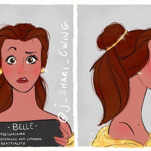 Princess Mugshots - Belle