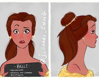 Princess Mugshots - Belle