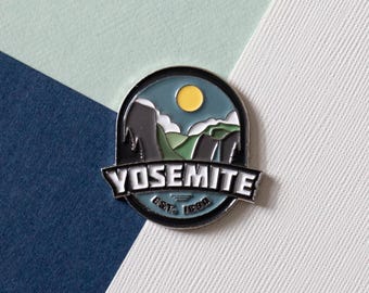 Yosemite National Park Enamel Pin | Collectible Pin | Outdoors | Travel | Nature Lover