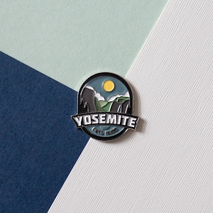 Yosemite National Park Enamel Pin | Collectible Pin | Outdoors | Travel | Nature Lover