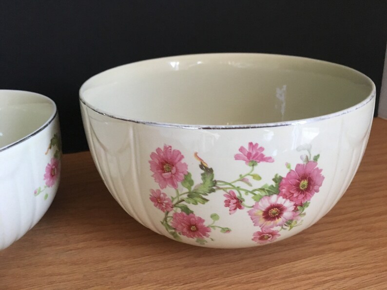 Hall Mums Bowls / Set of 3 Mixing Bowls / Superior Quality Etsy