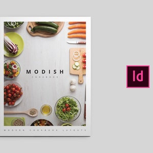 MoDish - Modern Cookbook InDesign Template